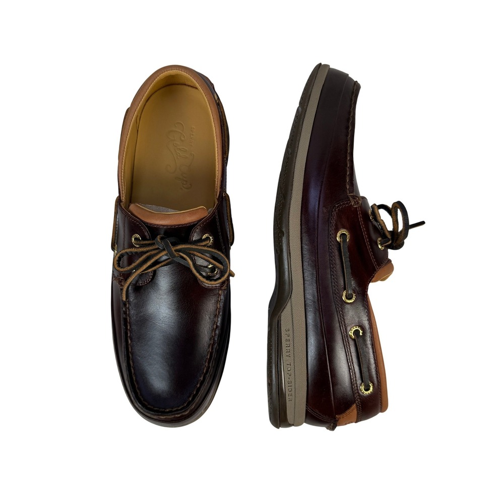 Sperry Gold Cup ASV Boat Shoes Men 10 M Amaretto Leather 0579052